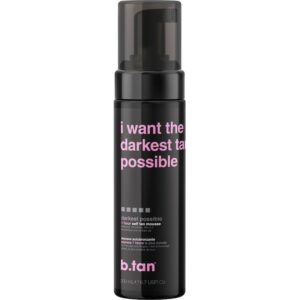 B.Tan I Want The Darkest Tan Possible Self Tan Mousse 200 ml