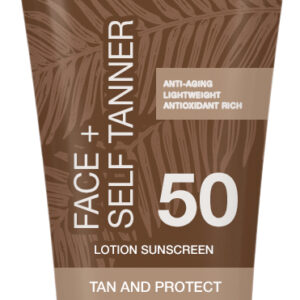 Instant Bronzer Face med Selvbruner SPF 50