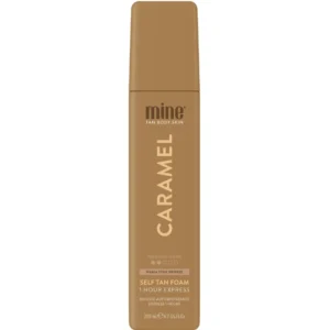 Minetan Caramel Medium Dark Self Tan Foam 200 ml