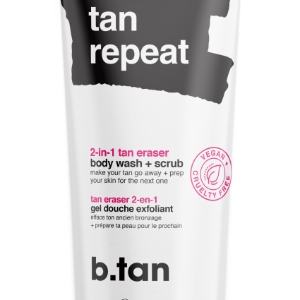 B.Tan Erase Tan Repeat 2-in-1 Tan Eraser Body Wash + Scrub 236 ml