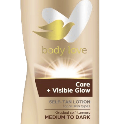 Dove Visible Glow Self-Tan Lotion Medium Dark Skin 400 ml