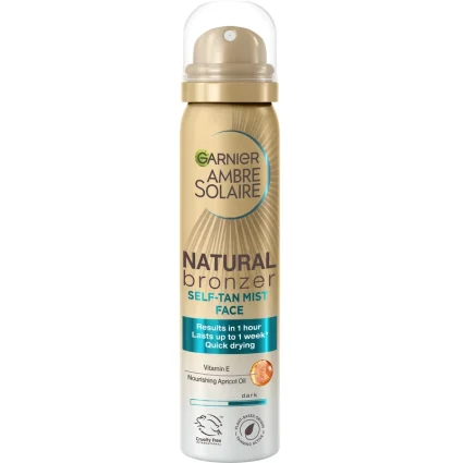 Garnier Ambre Solaire Natural Bronzer Self Tan Mist Face 75 ml - Dark
