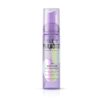 Isle Of Paradise Dark Glow Clear Self Tanning Mousse 200 ml