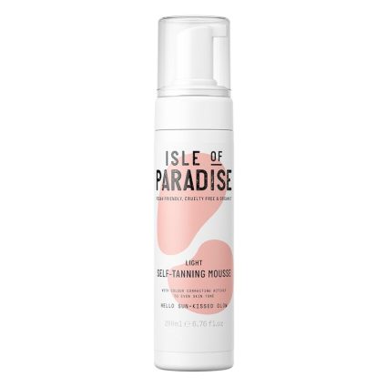 Isle Of Paradise Light Self Tanning Mousse 200 ml