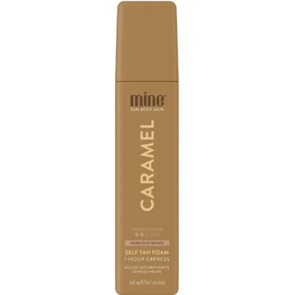 Minetan Caramel Medium Dark Self Tan Foam 200 ml