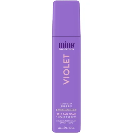 Minetan Violet Super Dark Self Tan Foam 200 ml