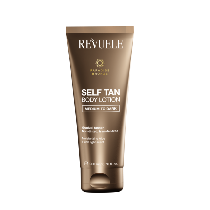 Revuele Self Tan Body Lotion Medium To Dark 200 ml