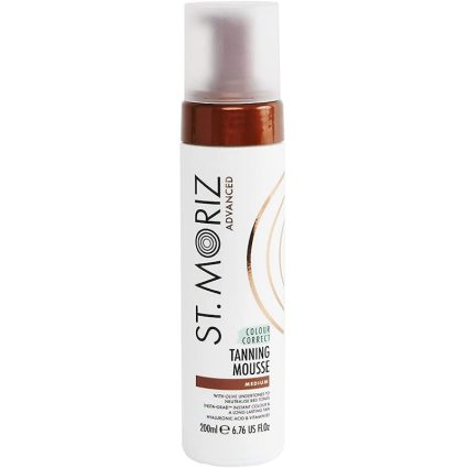 St. Moriz Colour Correcting Tanning Mousse Medium 200 ml